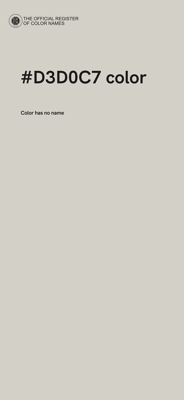 #D3D0C7 color image