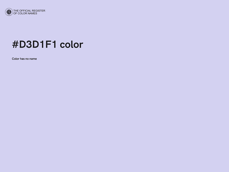 #D3D1F1 color image