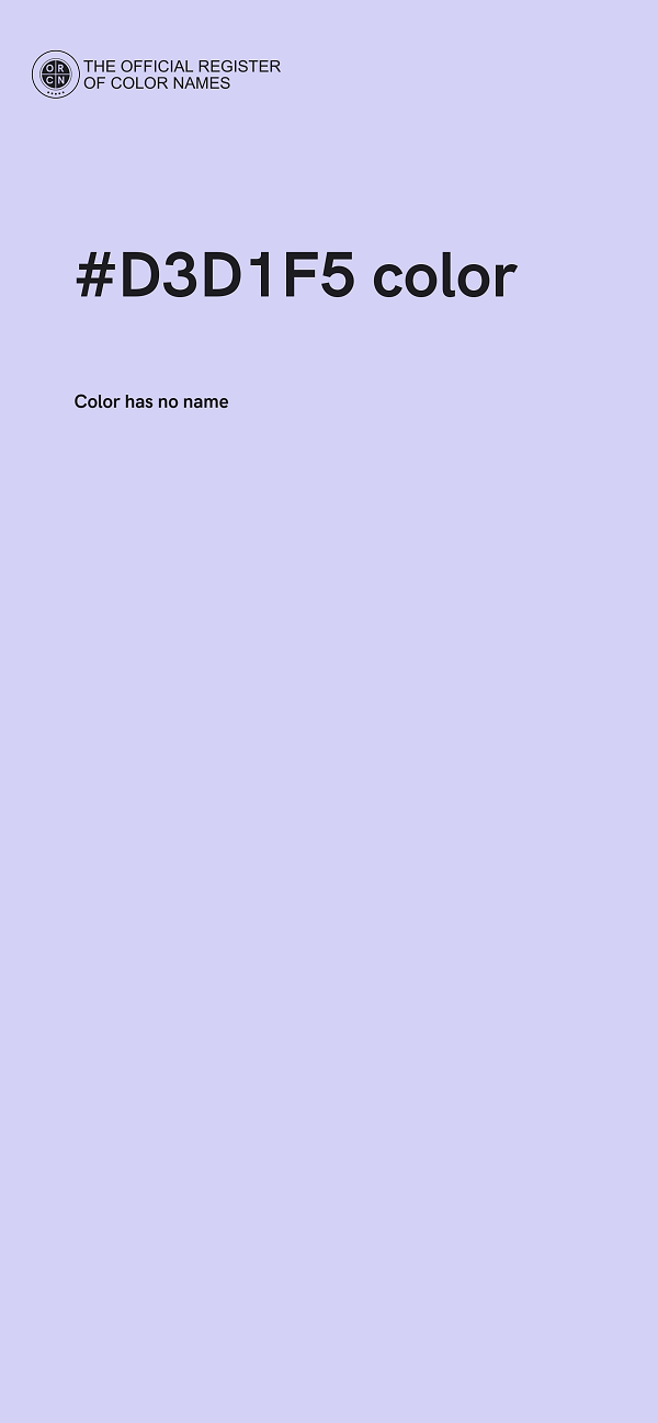 #D3D1F5 color image