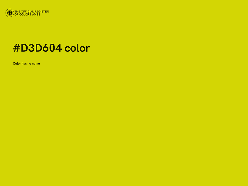 #D3D604 color image