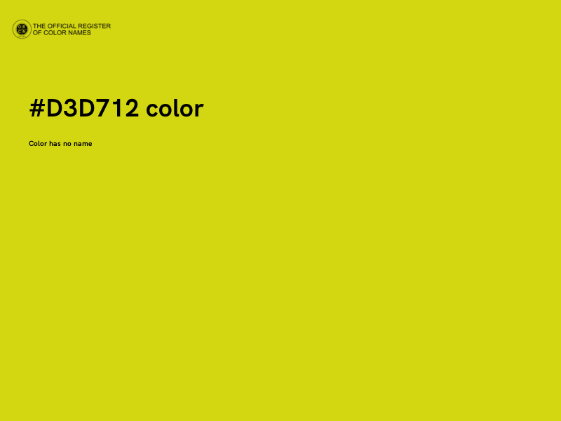 #D3D712 color image