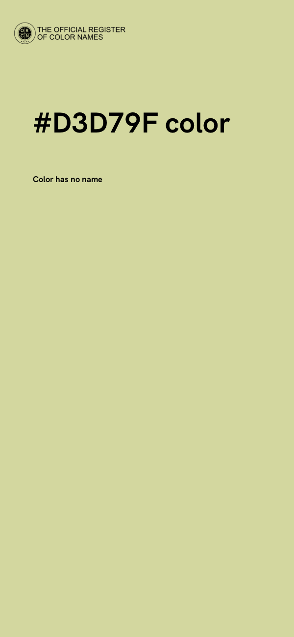 #D3D79F color image