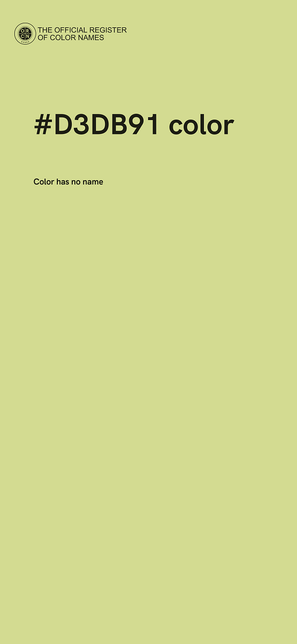 #D3DB91 color image