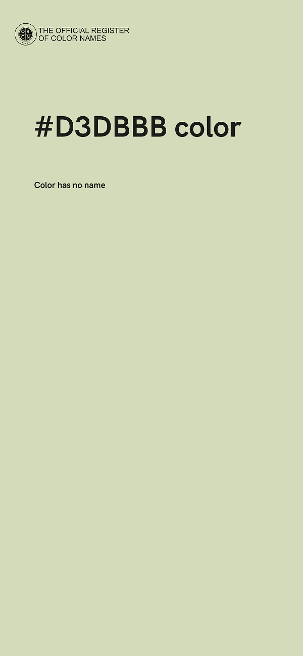 #D3DBBB color image