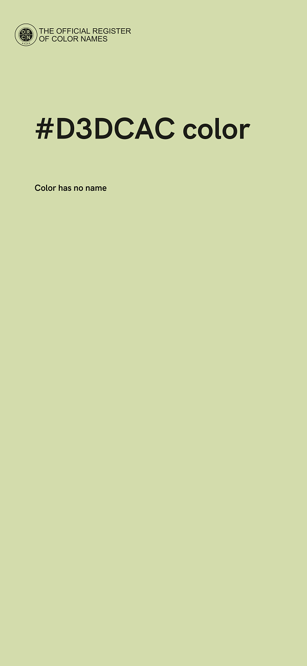 #D3DCAC color image