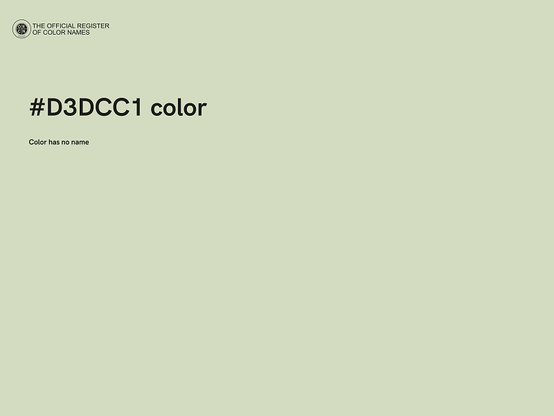 #D3DCC1 color image
