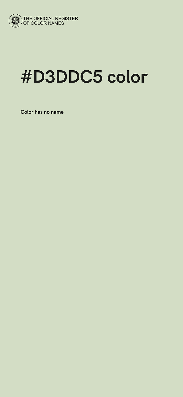 #D3DDC5 color image