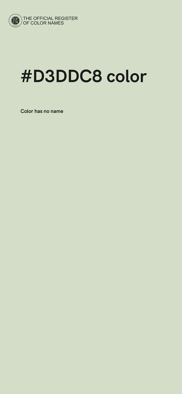 #D3DDC8 color image