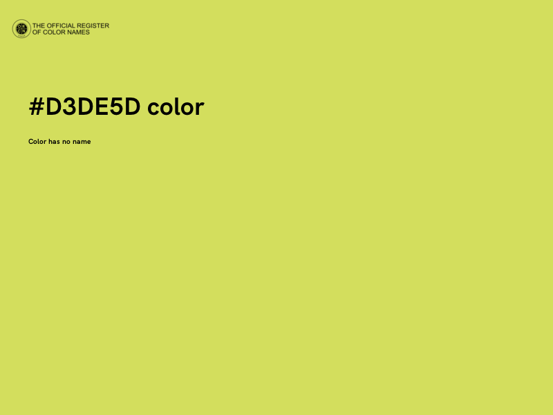 #D3DE5D color image