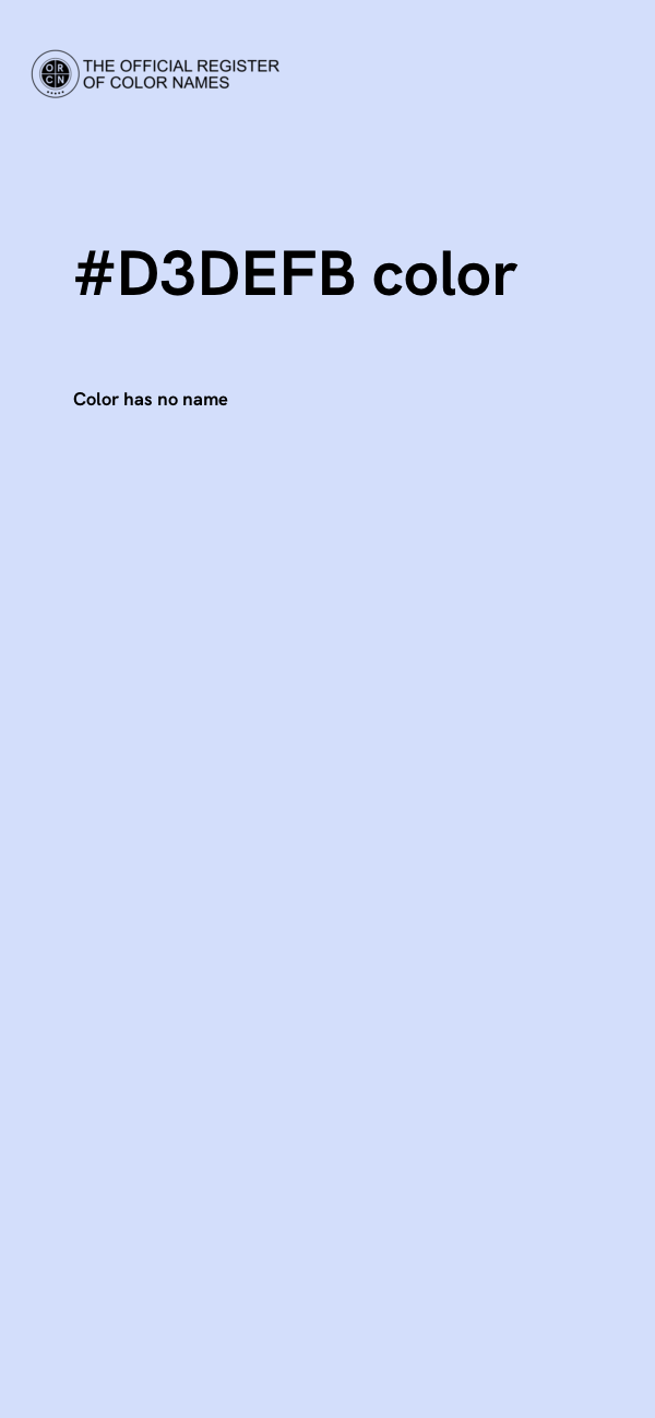 #D3DEFB color image