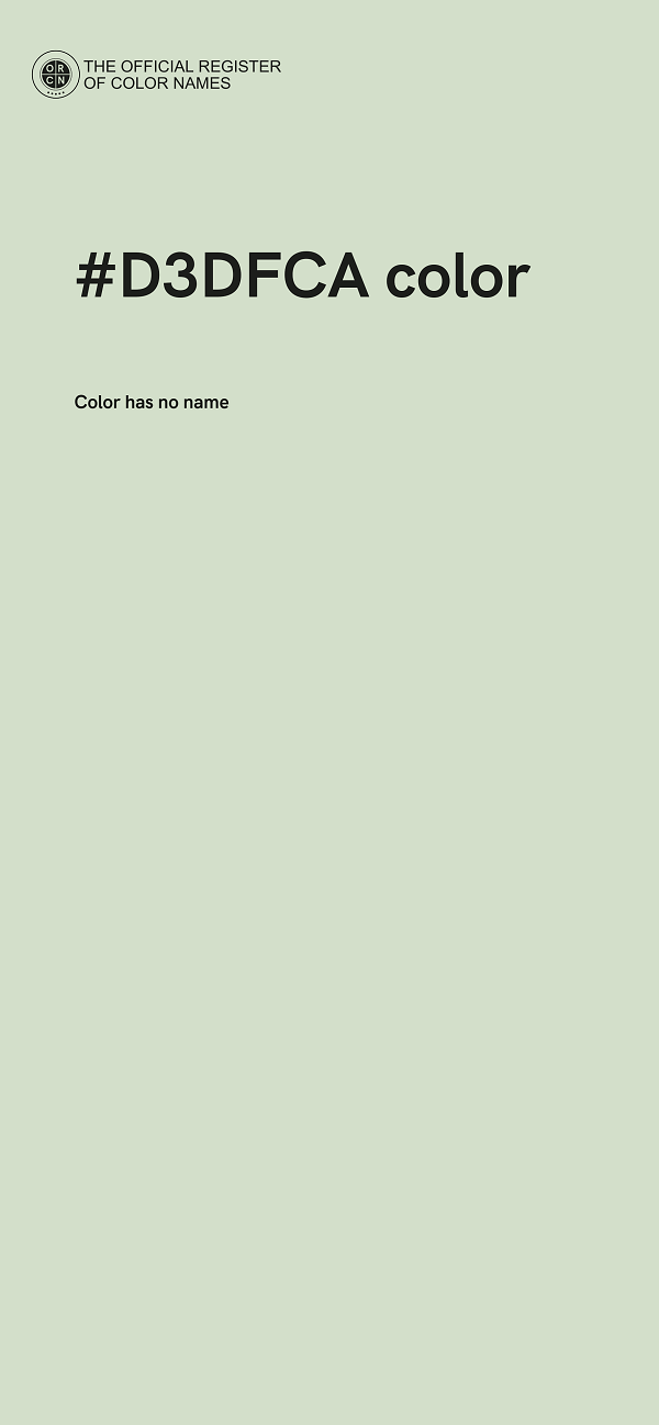 #D3DFCA color image