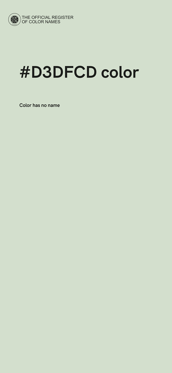 #D3DFCD color image