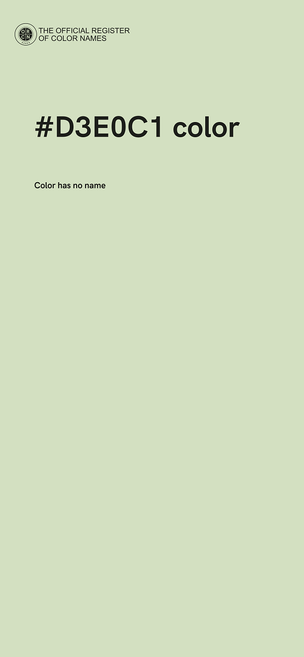 #D3E0C1 color image