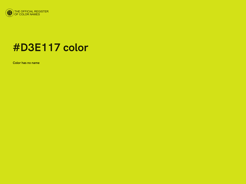 #D3E117 color image