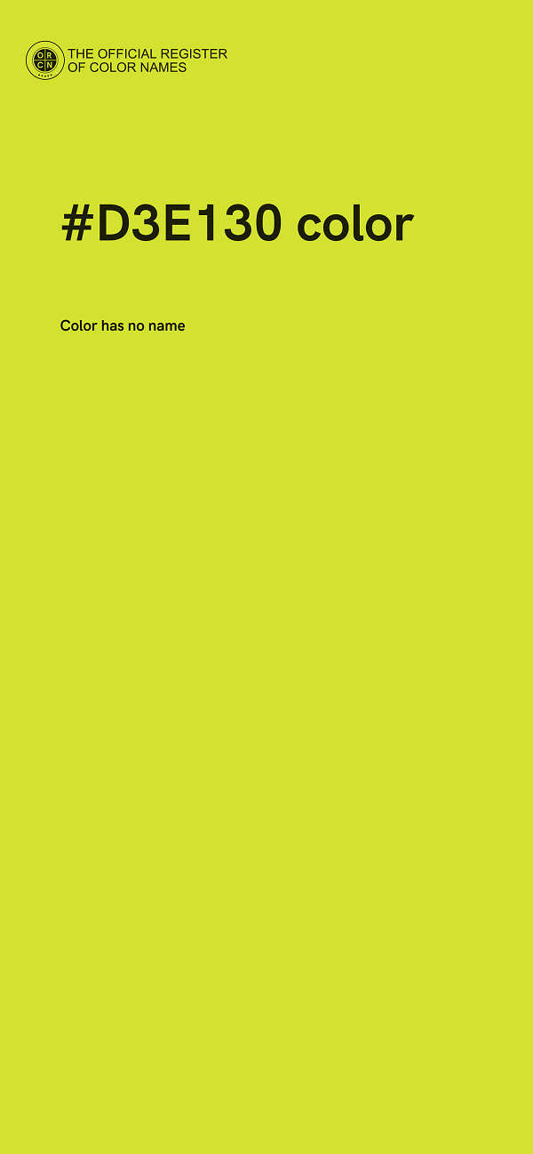 #D3E130 color image