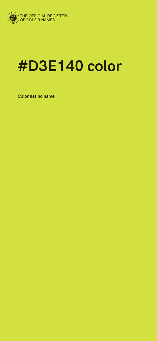 #D3E140 color image