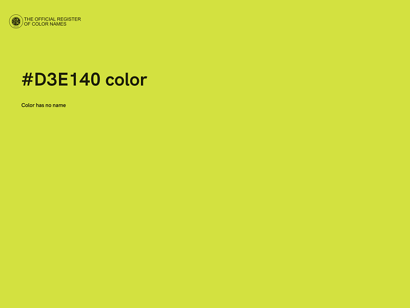 #D3E140 color image