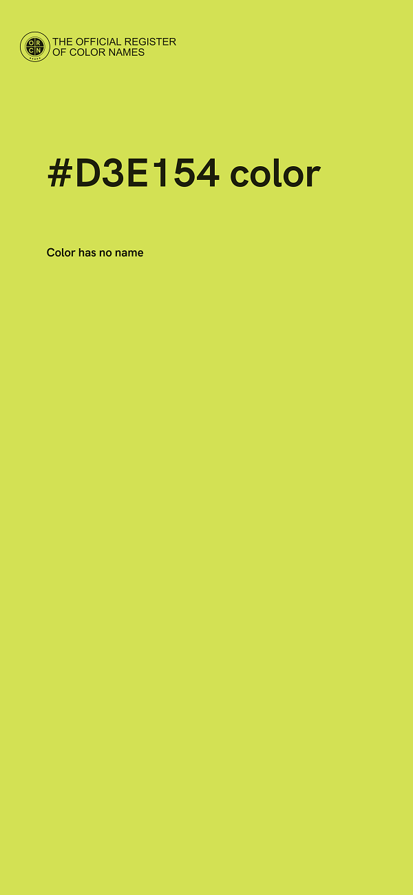 #D3E154 color image