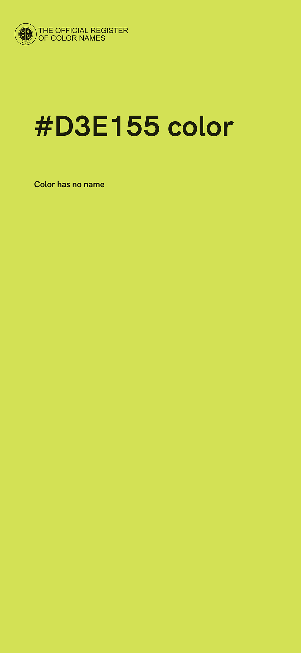 #D3E155 color image