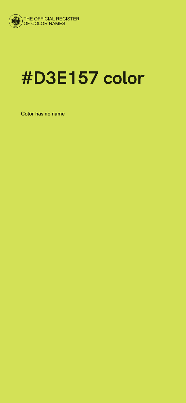 #D3E157 color image
