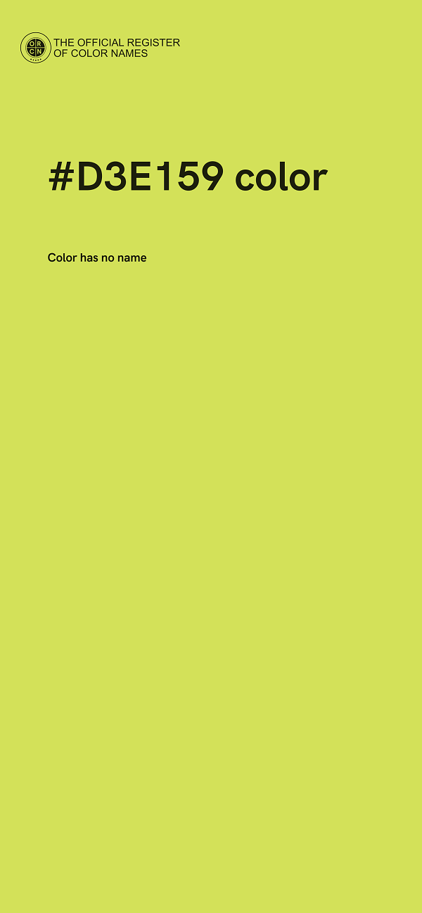 #D3E159 color image