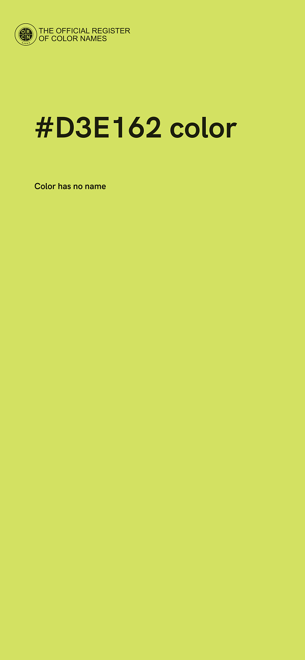 #D3E162 color image