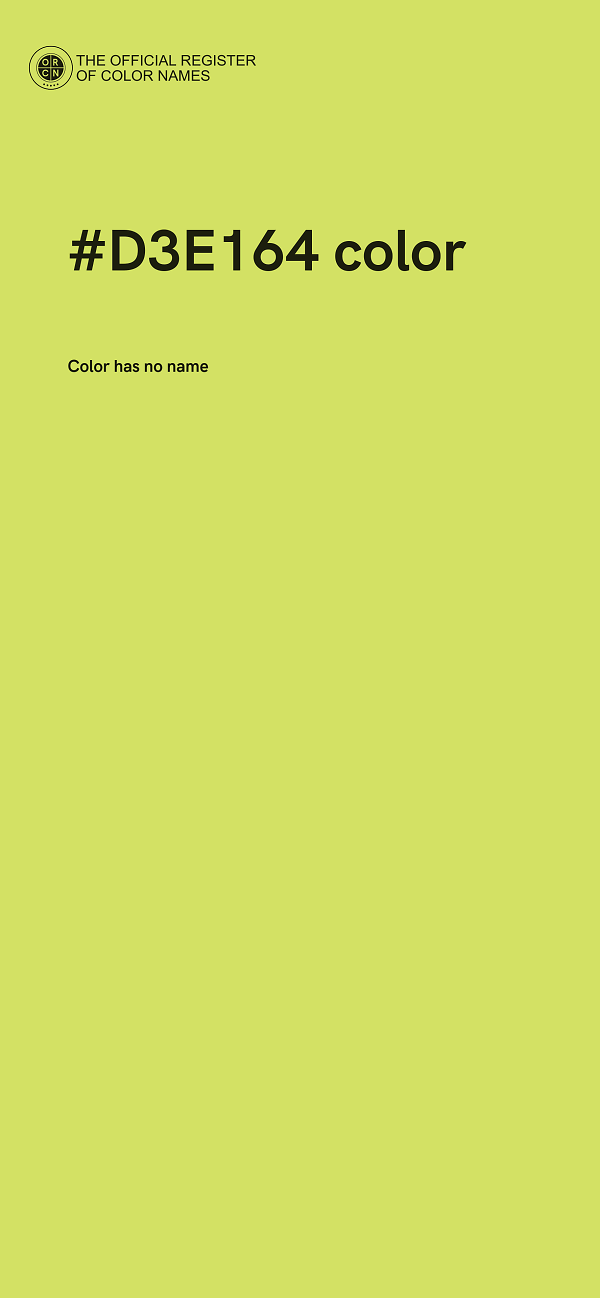#D3E164 color image