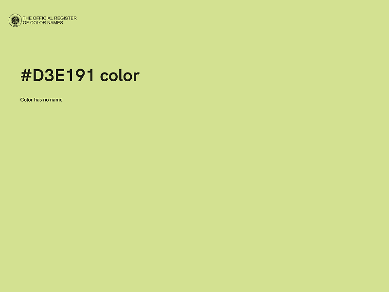 #D3E191 color image