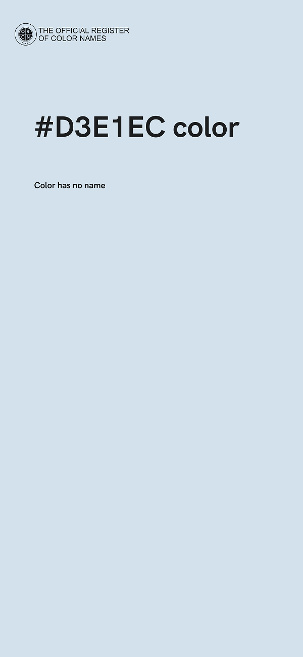 #D3E1EC color image