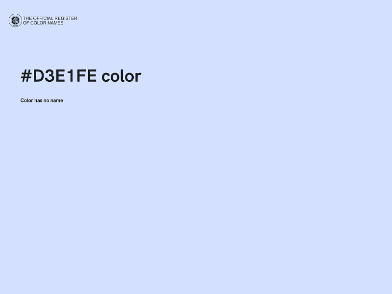 #D3E1FE color image