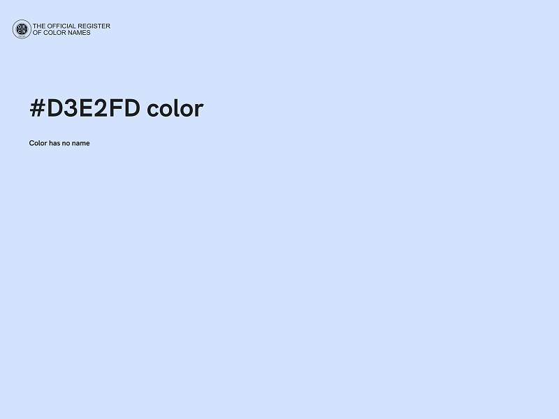 #D3E2FD color image