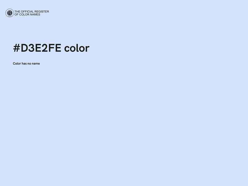 #D3E2FE color image