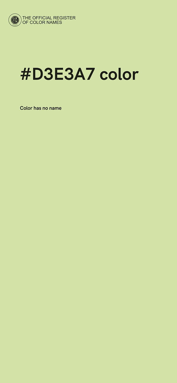 #D3E3A7 color image