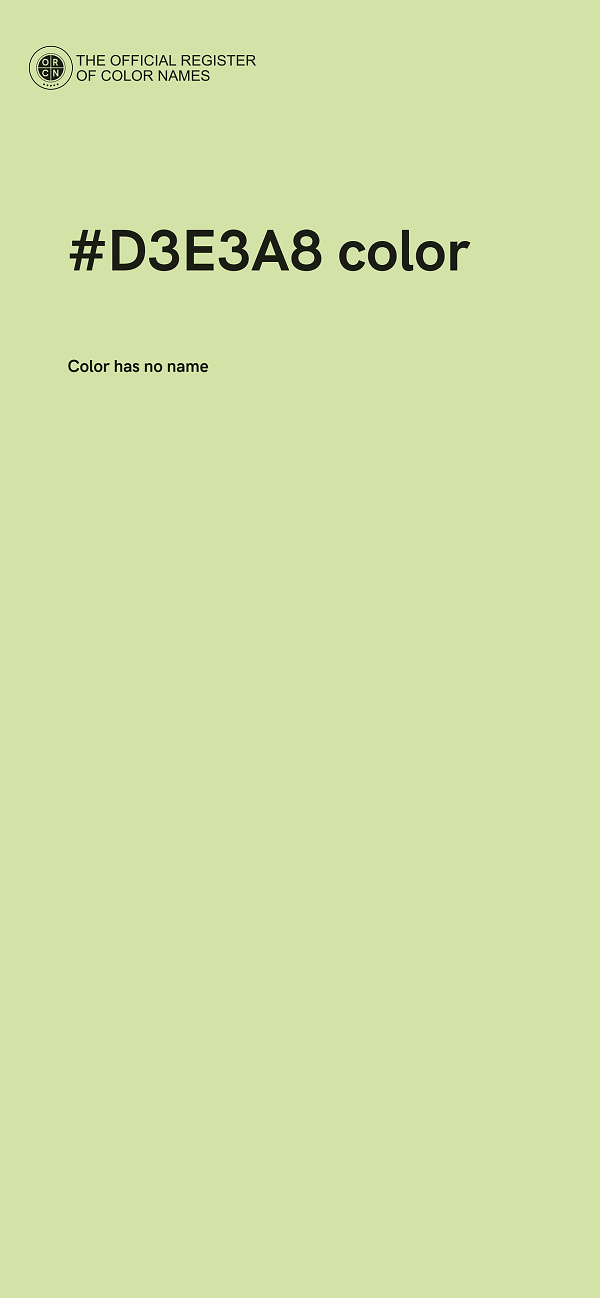 #D3E3A8 color image