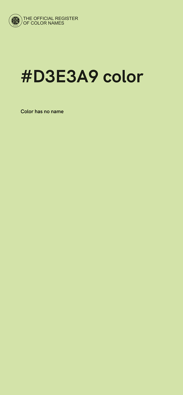 #D3E3A9 color image