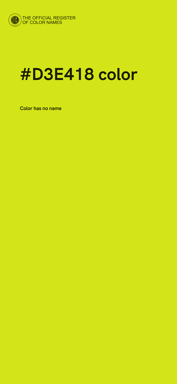 #D3E418 color image