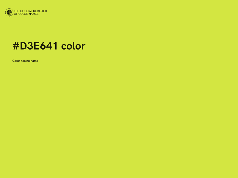 #D3E641 color image