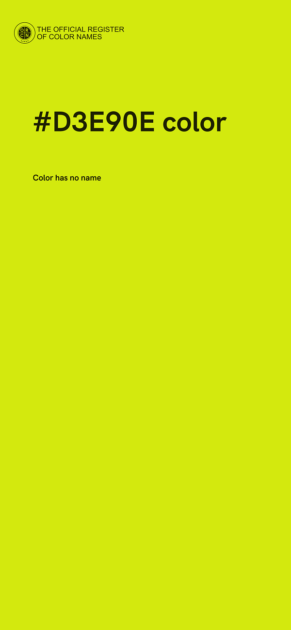 #D3E90E color image
