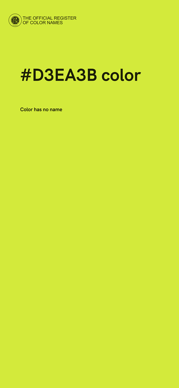 #D3EA3B color image