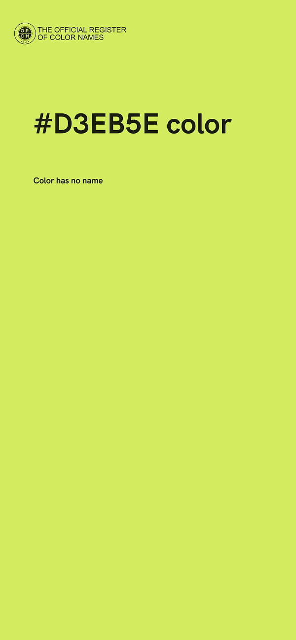 #D3EB5E color image