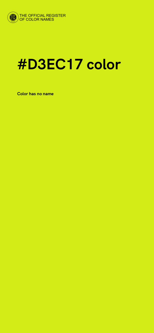 #D3EC17 color image
