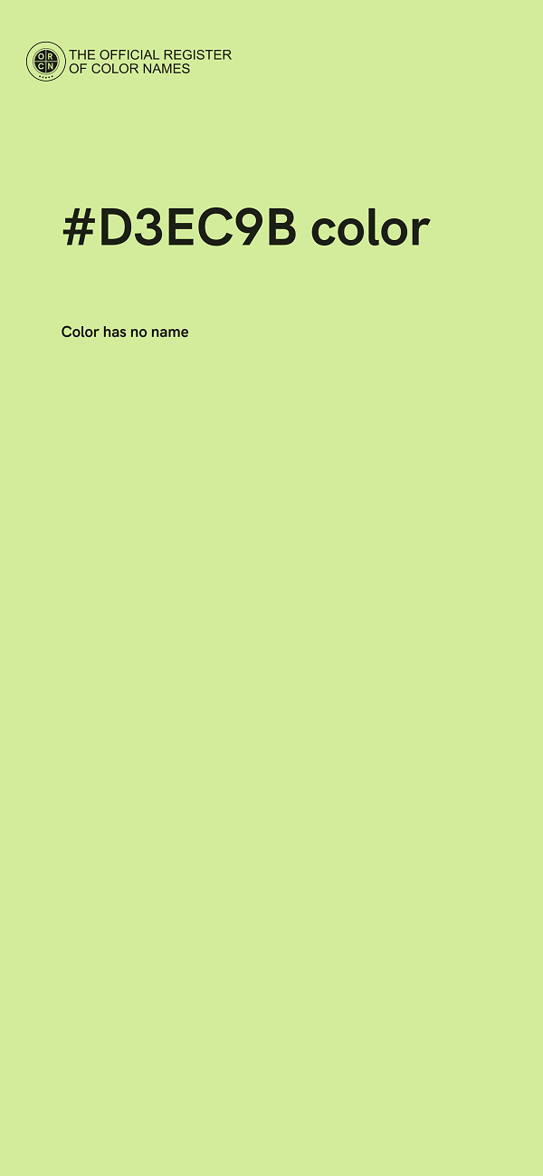 #D3EC9B color image
