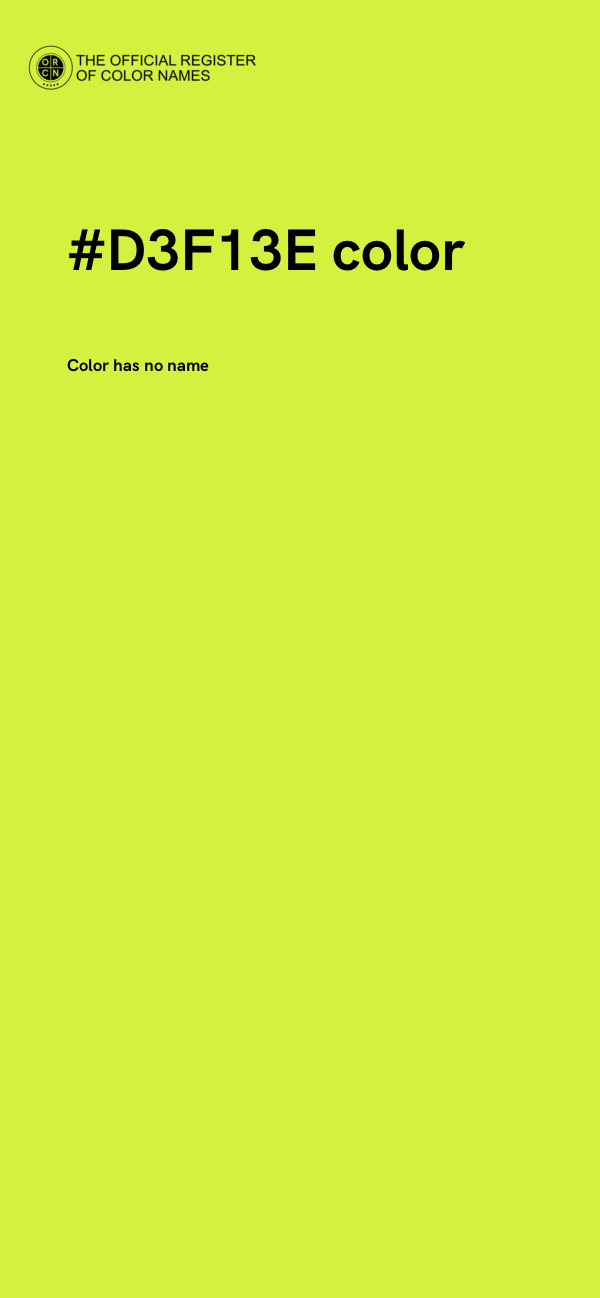 #D3F13E color image
