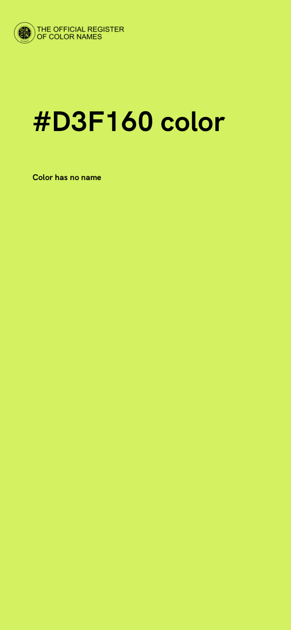 #D3F160 color image