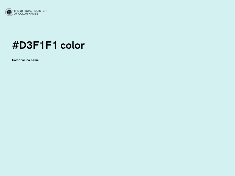 #D3F1F1 color image