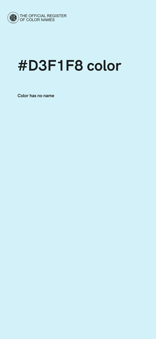 #D3F1F8 color image