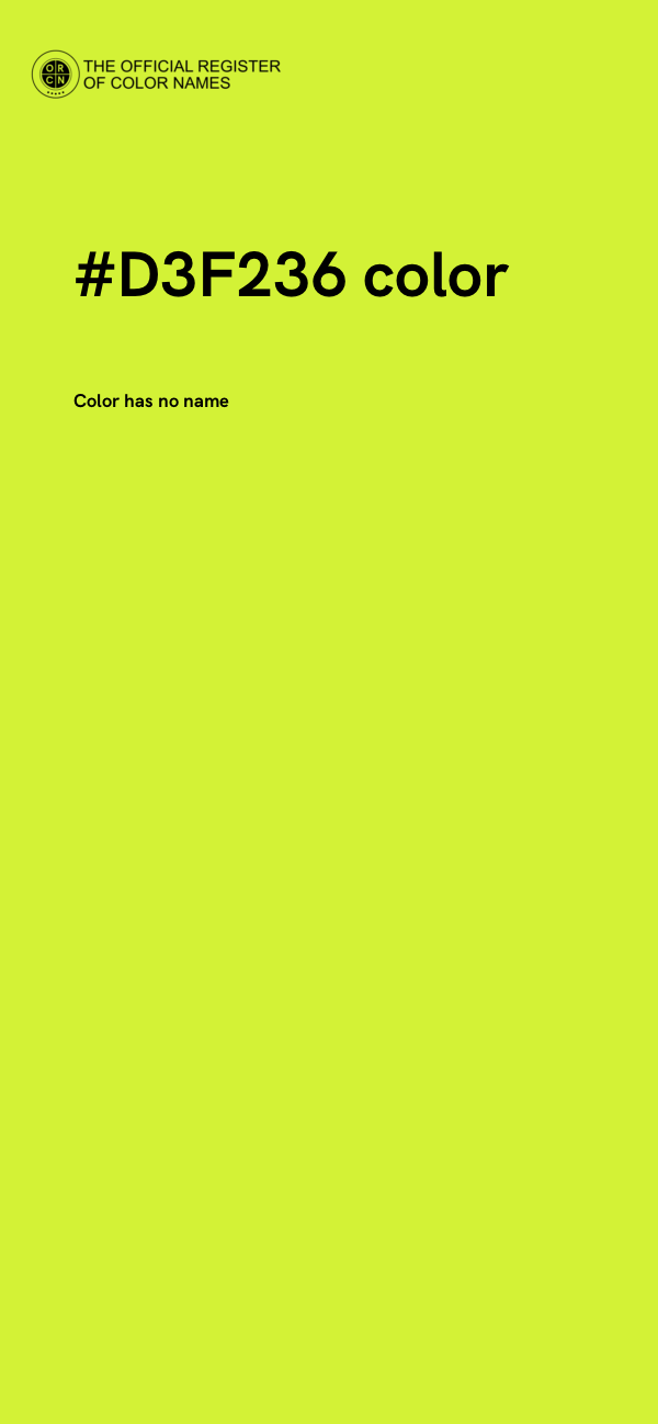 #D3F236 color image
