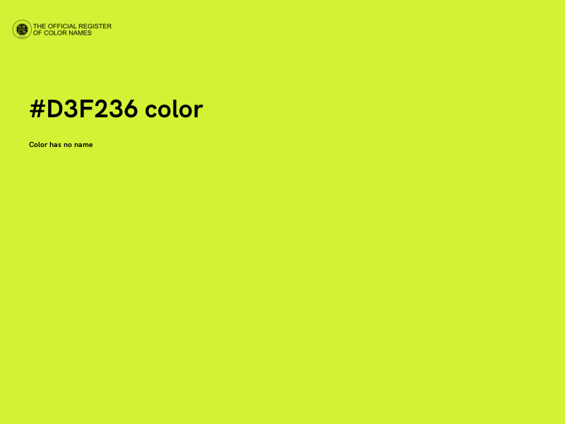 #D3F236 color image