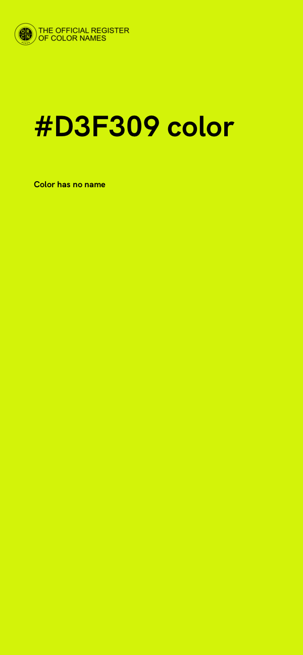 #D3F309 color image