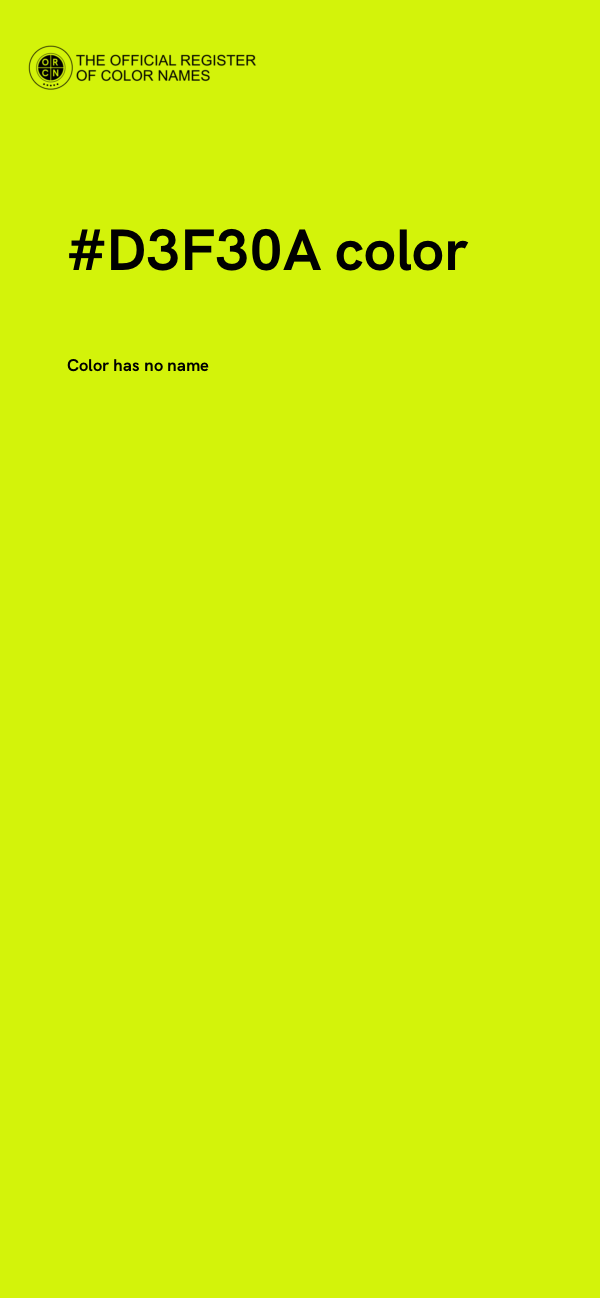 #D3F30A color image